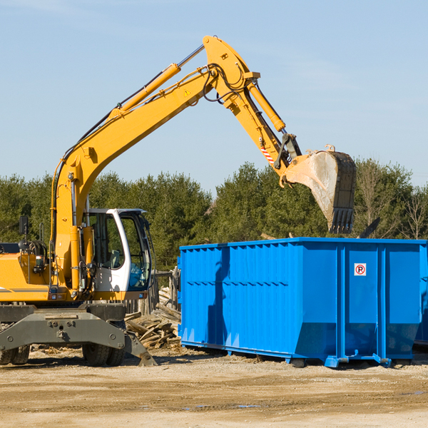 what happens if the residential dumpster is damaged or stolen during rental in Albertson